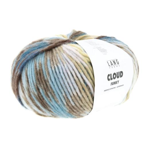 LANG YARNS Funky - pflaume-grau-marine-messing (0028)