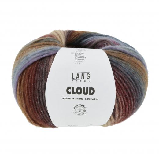 Cloud Lang Yarns - kastanie - petrol (0012)