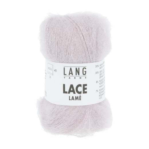 Lang Yarns Lace Lamé - rosa (0009)