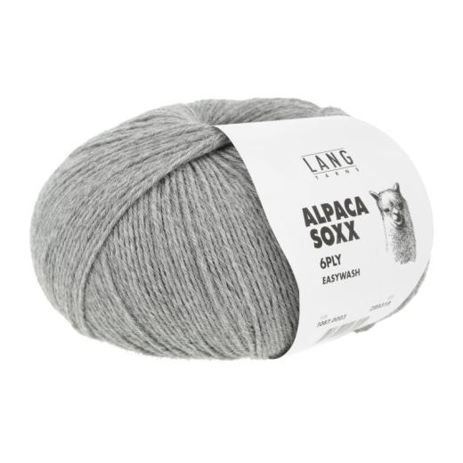 Alpaca Soxx 6-fach Lang Yarns - hellgrau mélange (0003)