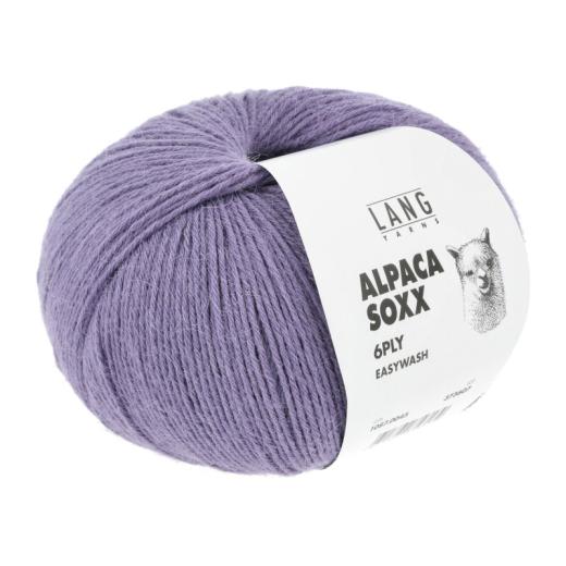 Alpaca Soxx 6-fach Lang Yarns - lila dunkel (0045)