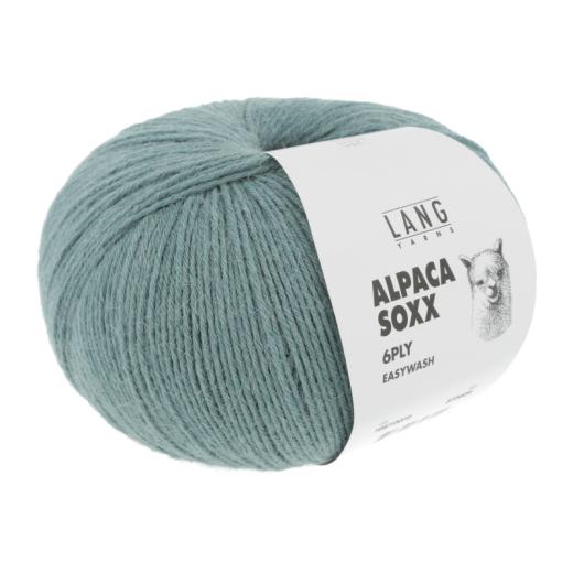 Alpaca Soxx 6-fach Lang Yarns - mint dunkel (0072)