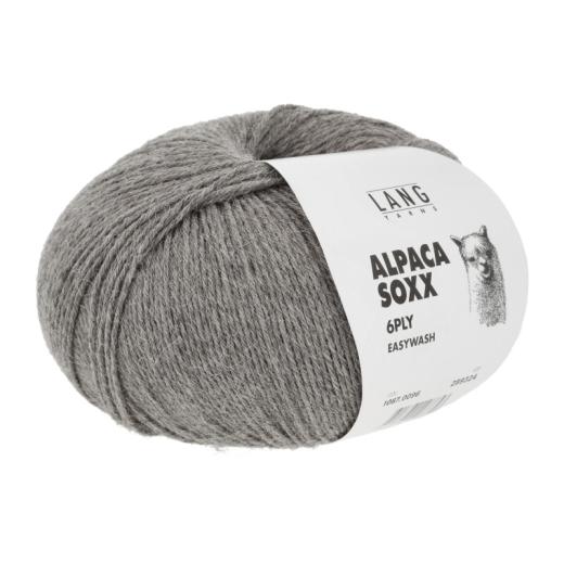 Alpaca Soxx 6-fach Lang Yarns - hellbraun mélange (0096)