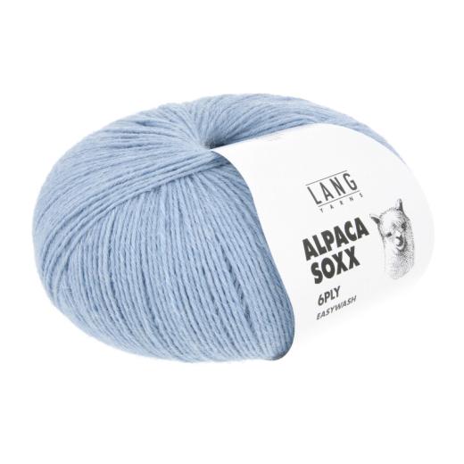 LANG YARNS Alpaca Soxx 6-fach - himmelblau mélange (0121)
