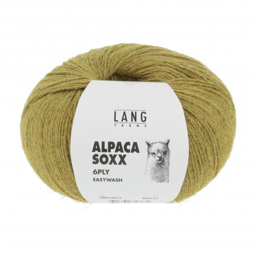 Lang Yarns Alpaca Soxx 6-fach - dunkelgelb mélange