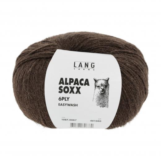 Lang Yarns Alpaca Soxx 6-fach - braun