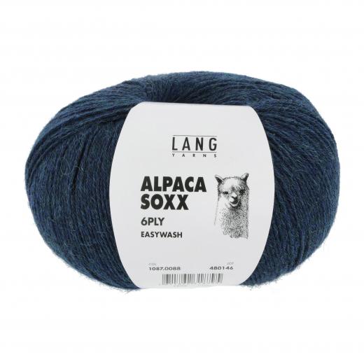 Lang Yarns Alpaca Soxx 6-fach - petrol mélange