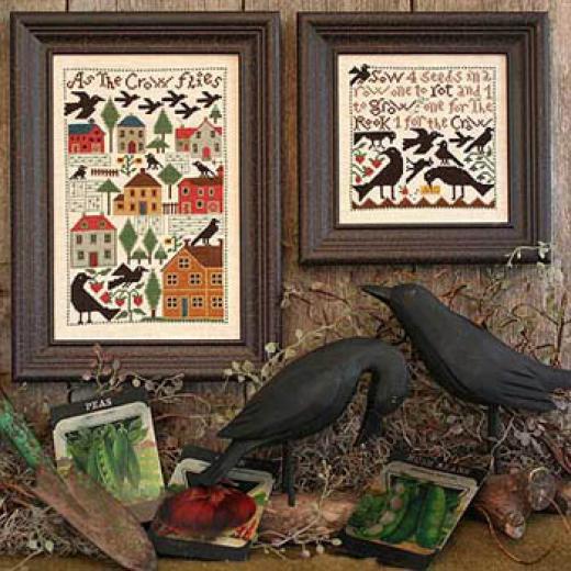 As The Crow Flies - Prairie Schooler (Stickvorlage)