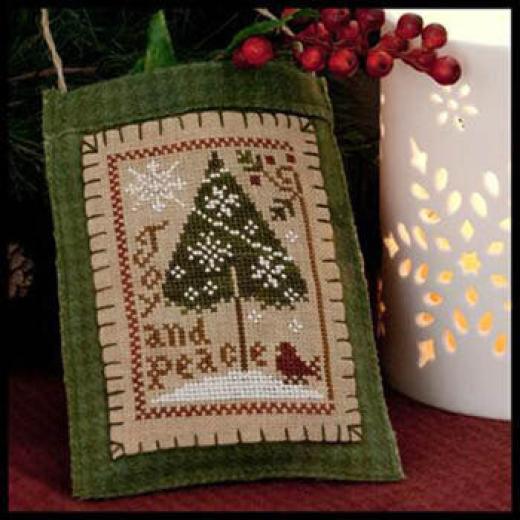 Little House Needleworks - 2011 Ornament Joy & Peace