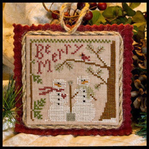 Little House Needleworks - 2011 Ornament Snow In Love