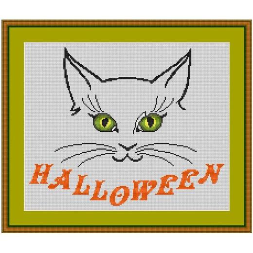 Kreuzstich-Insider - Halloweenkatze