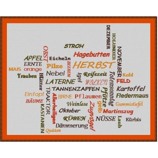 Kreuzstich-Insider - Herbstbegriffe