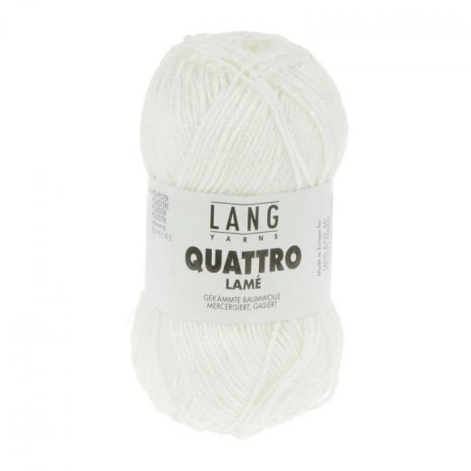 Quattro Lamé weiß - Lang Yarns (0001)