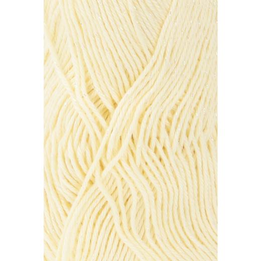LANG YARNS Quattro Lamé - hellgelb (0012)