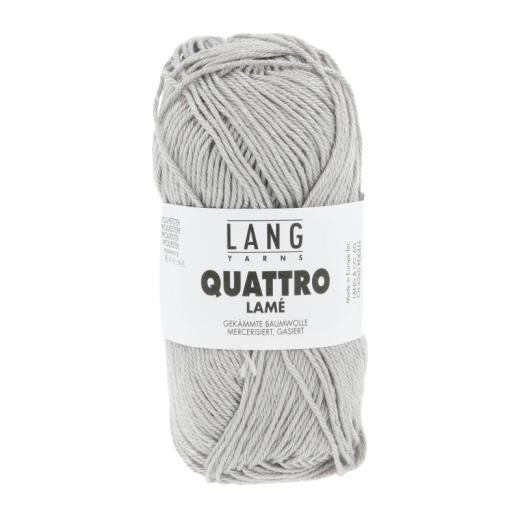LANG YARNS Quattro Lamé - grau (0024)