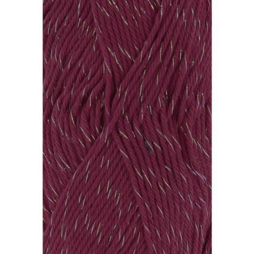 LANG YARNS Quattro Lamé - weinrot (0062)