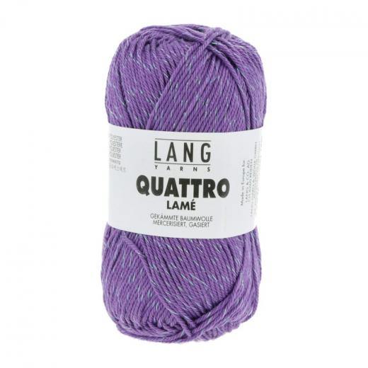 Quattro Lamé violett mittel - Lang Yarns (0146)