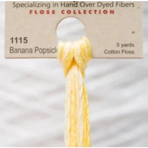 Banana Popsicle - Weeks Dye Works Hand Dyed Floss