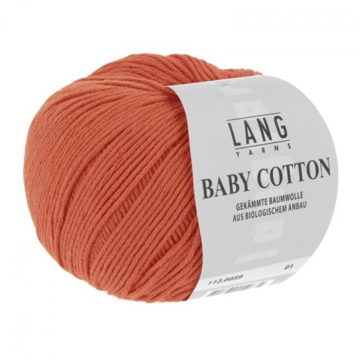 Baby Cotton Lang Yarns - orange (0059)