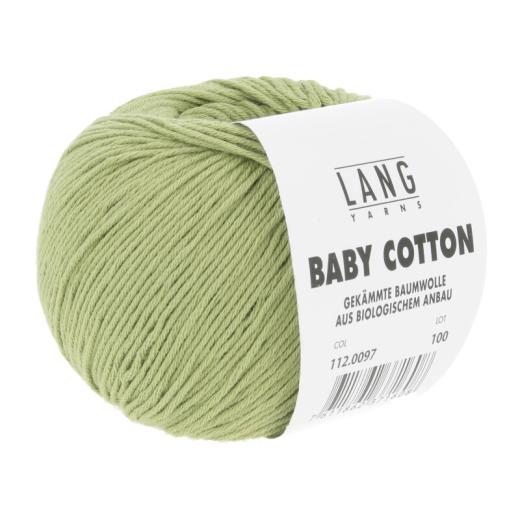 LANG YARNS Baby Cotton - olive hell (0097)