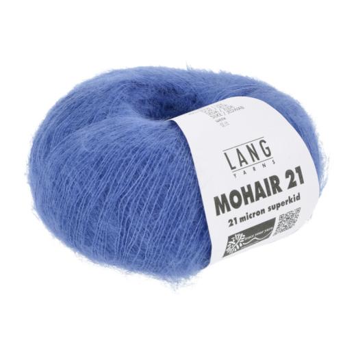 Lang Yarns Mohair 21 - edles Mohair-Seidengarn - blau (0010)