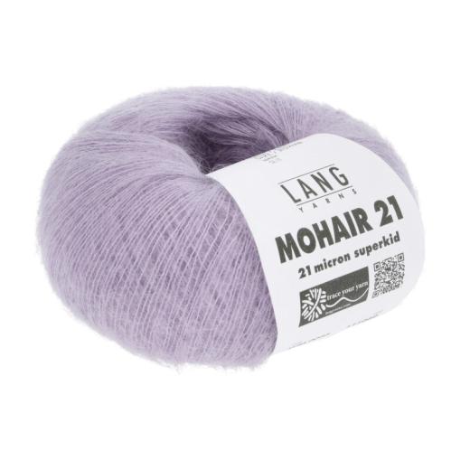 Lang Yarns Mohair 21 - edles Mohair-Seidengarn - lila (0046)