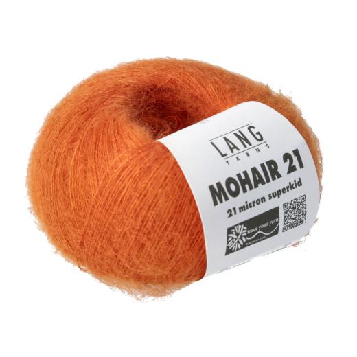 Lang Yarns Mohair 21 - edles Mohair-Seidengarn - orange (0059)