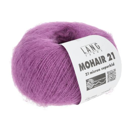 Lang Yarns Mohair 21 - edles Mohair-Seidengarn - fuchsia (0066)