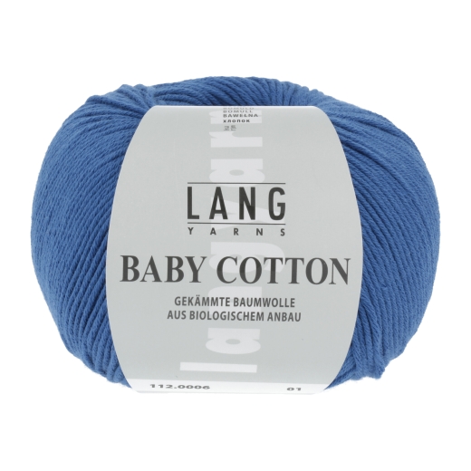 Baby Cotton Lang Yarns - blau (0006)