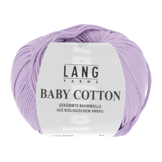 Baby Cotton Lang Yarns - lila (0007)