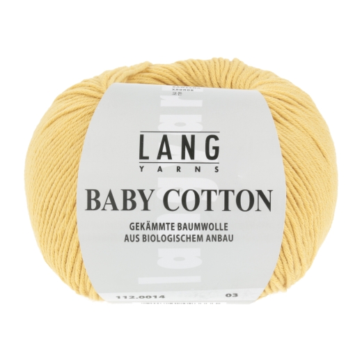 Baby Cotton Lang Yarns - gelb (0014)