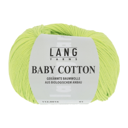 Baby Cotton Lang Yarns - hellgrün (0016)