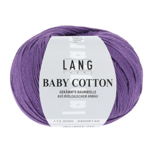 Baby Cotton Lang Yarns - violett (0080)