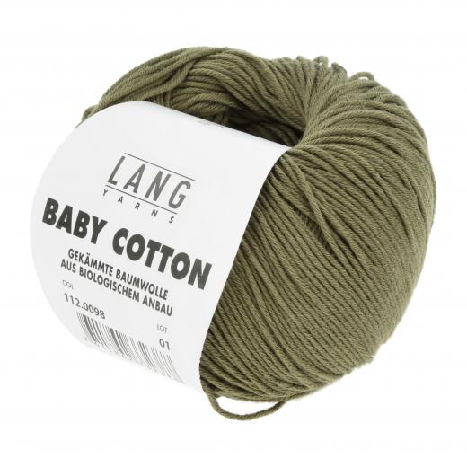 Baby Cotton Lang Yarns - olive (0098)