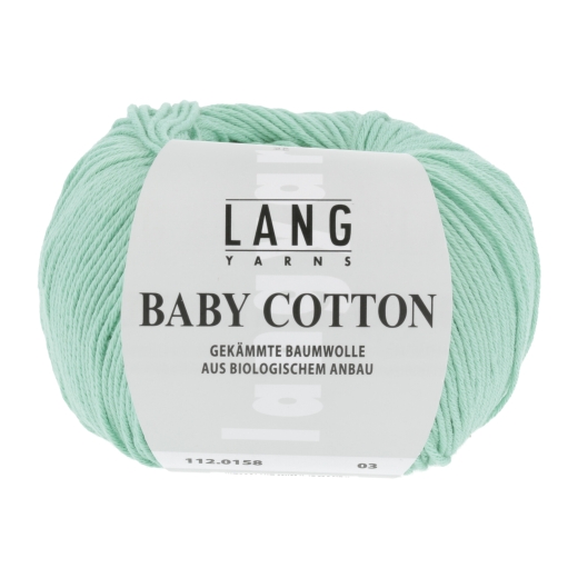 Baby Cotton Lang Yarns - mint (0158)