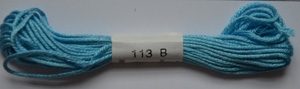 Soie dAlger Seidenstickgarn - Farbe 113 kühles blau