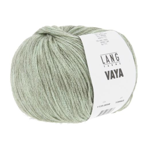 LANG YARNS Vaya - Baumwoll-Merino-Yak-Garn - mint (0058)
