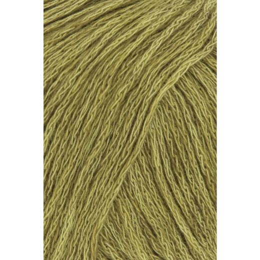 LANG YARNS Vaya - Baumwoll-Merino-Yak-Garn - olive hell (0097)