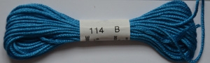 Soie dAlger Seidenstickgarn - Farbe 114 kühles blau