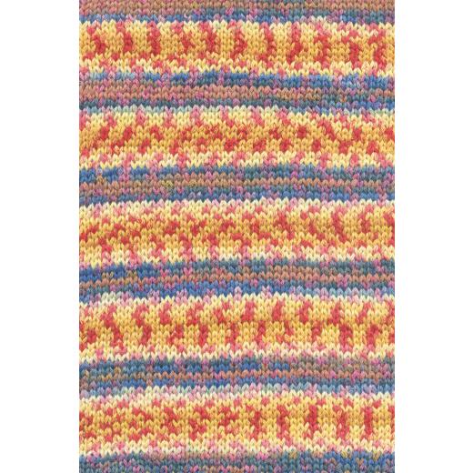 Wooladdicts Artsy Lang Yarns - rot-blau-gelb