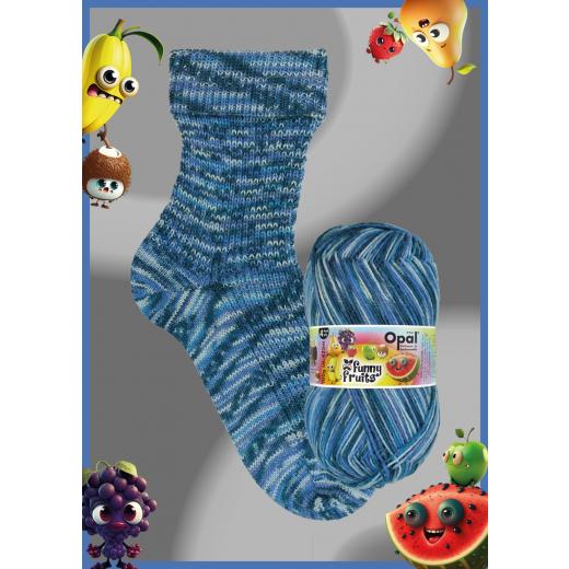 Opal Funny Fruits 4-fach - Zuckerbeere (11411)