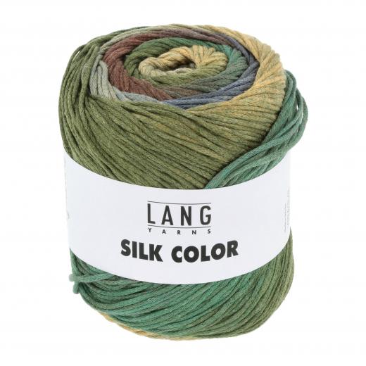 Silk Color Lang Yarns - grün - braun - blau