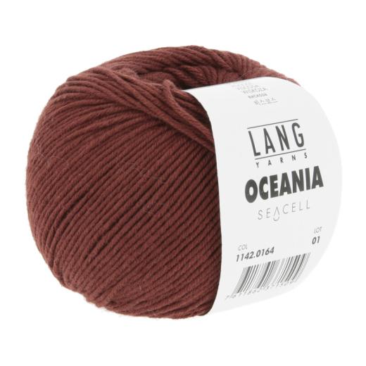 LANG YARNS Oceania - Baumwollgarn mit Seacell - bordeaux (0164)