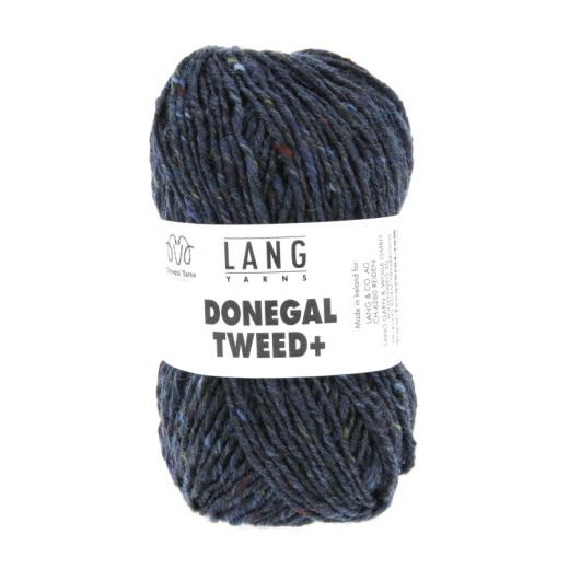 LANG YARNS Donegal Tweed+ - stahlblau (0010)