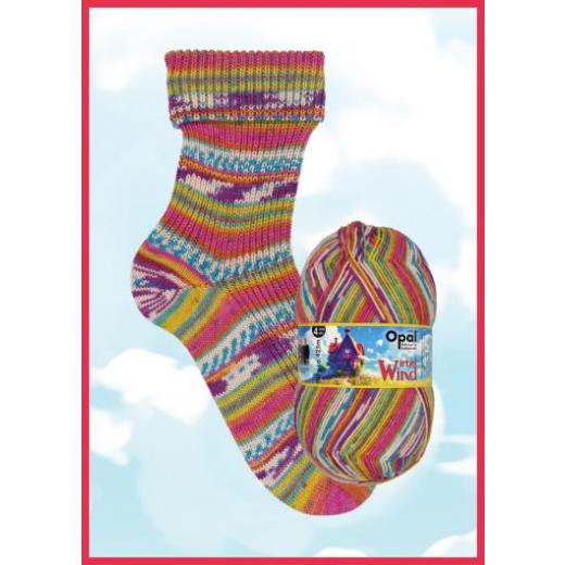 Opal Wirbelwind 4-fach - leuchtender Regenbogen (11474)