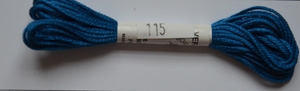 Soie dAlger Seidenstickgarn - Farbe 115 kühles blau