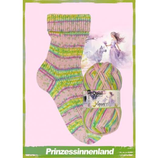 Opal Aquarell 4-fach - Prinzessinnenland (11534)