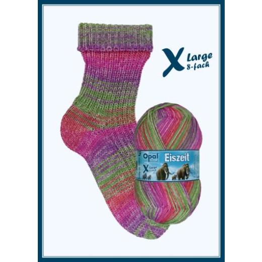Opal XLarge Eiszeit 8-fach Sockenwolle - Höhlenmalerei