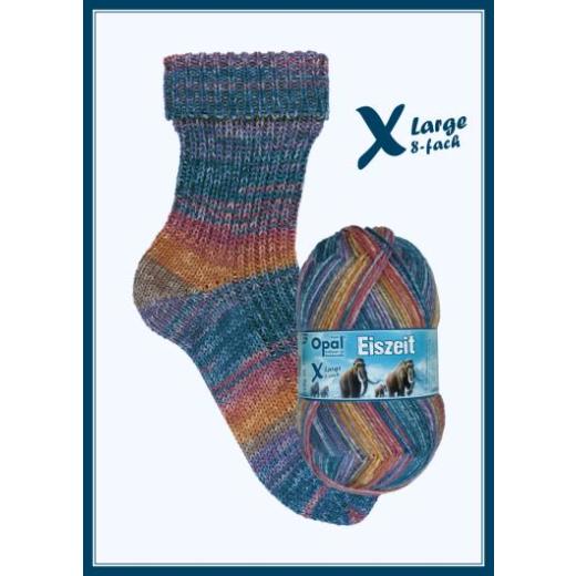 Opal XLarge Eiszeit 8-fach Sockenwolle - Mammut