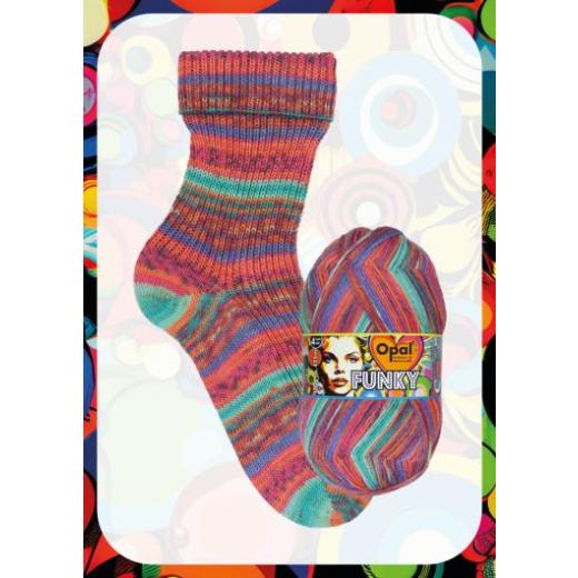Opal Funky 4-fach - Lieblingssneaker (Sockenwolle)